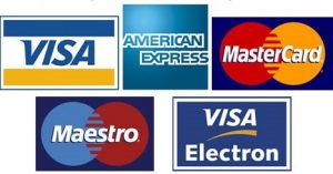 Aceptamos todas las tarjetas en nuestos 16 locales